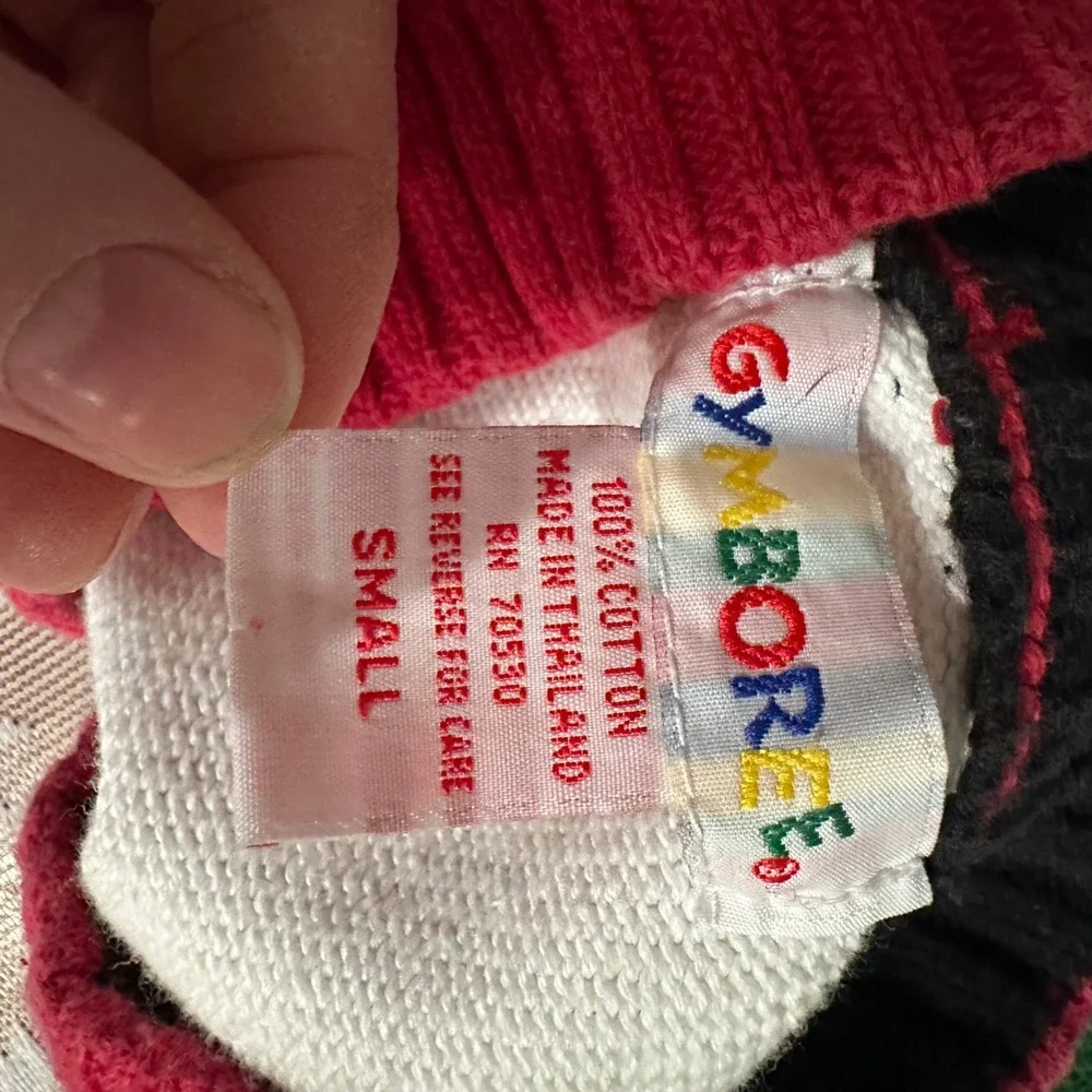 Vintage Gymboree Cardigan Kids Small Multicolor Good Colorblock Airplane Sweater